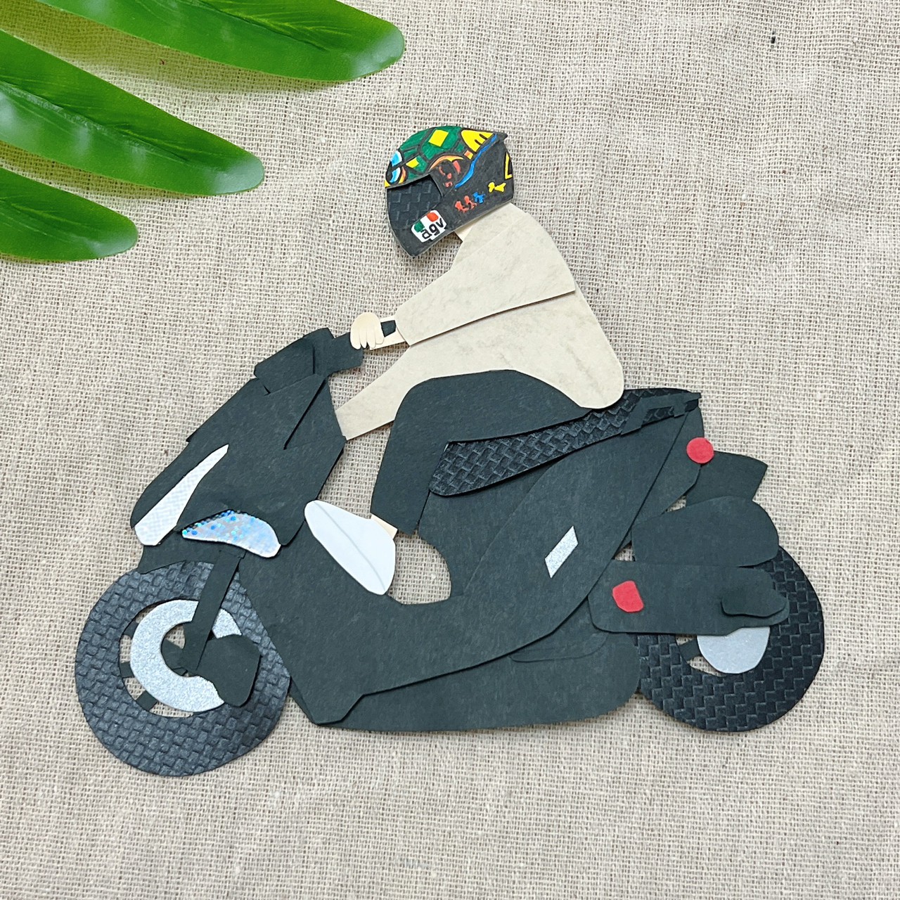 【預購】客製化紙雕裝飾｜似顏繪汽機車款